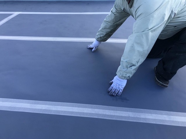 新規のシート施工